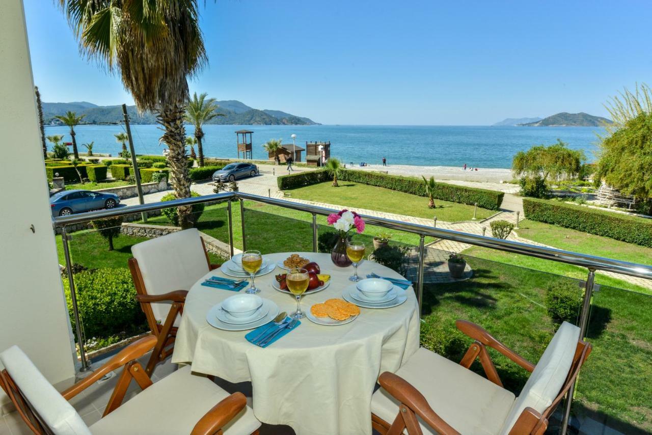 Saros Apartments Calis Beach Fethiye Exteriör bild