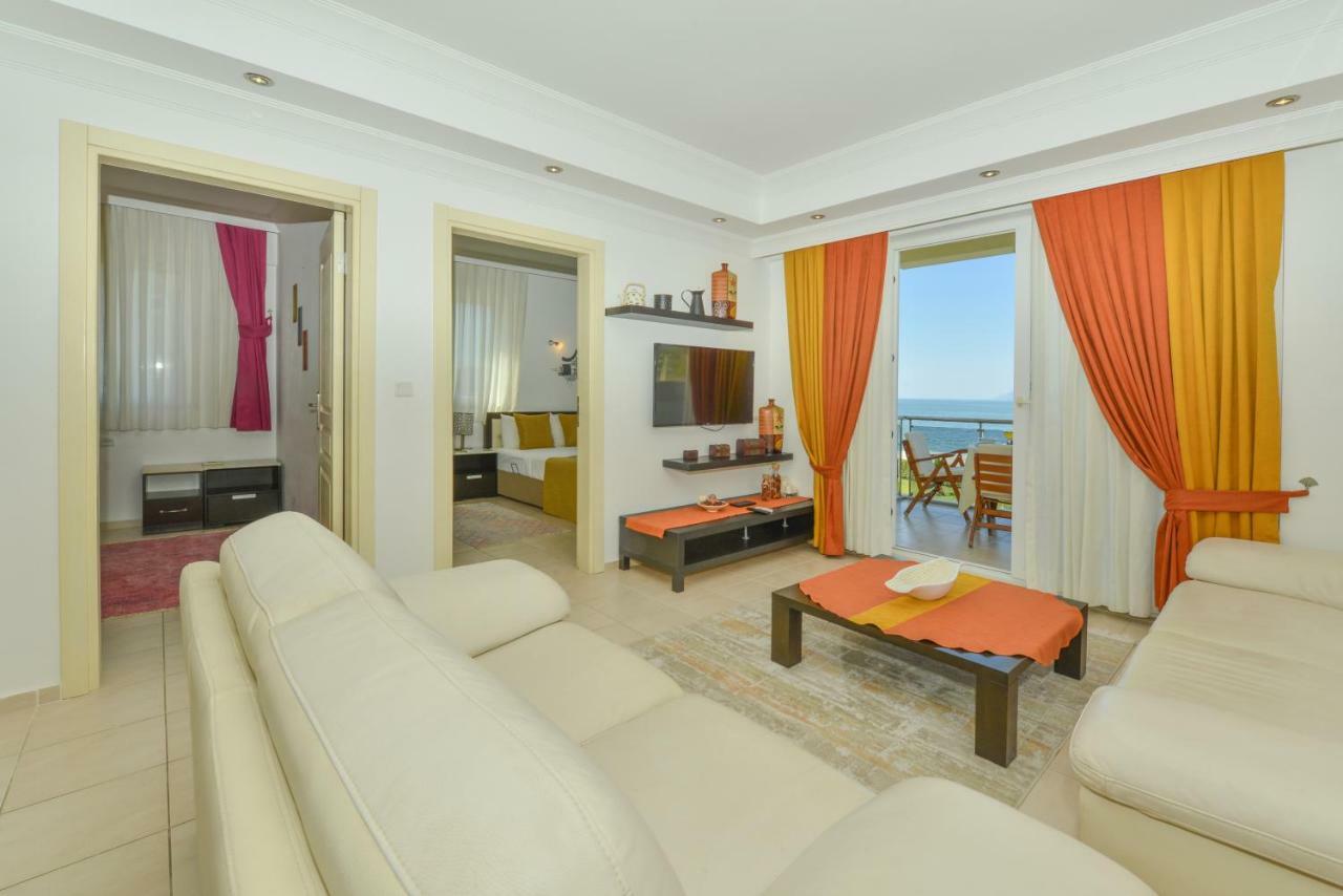 Saros Apartments Calis Beach Fethiye Exteriör bild