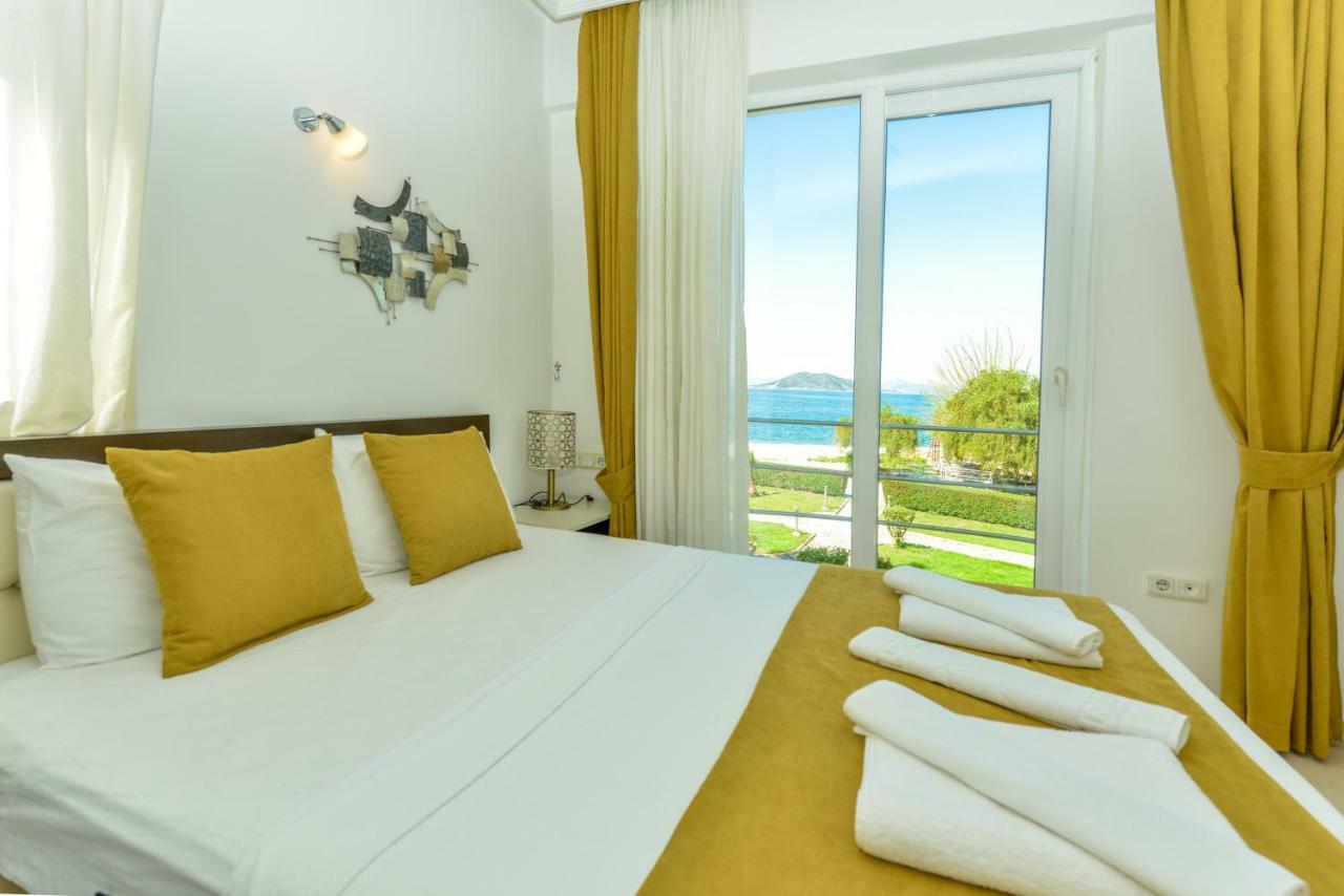 Saros Apartments Calis Beach Fethiye Exteriör bild